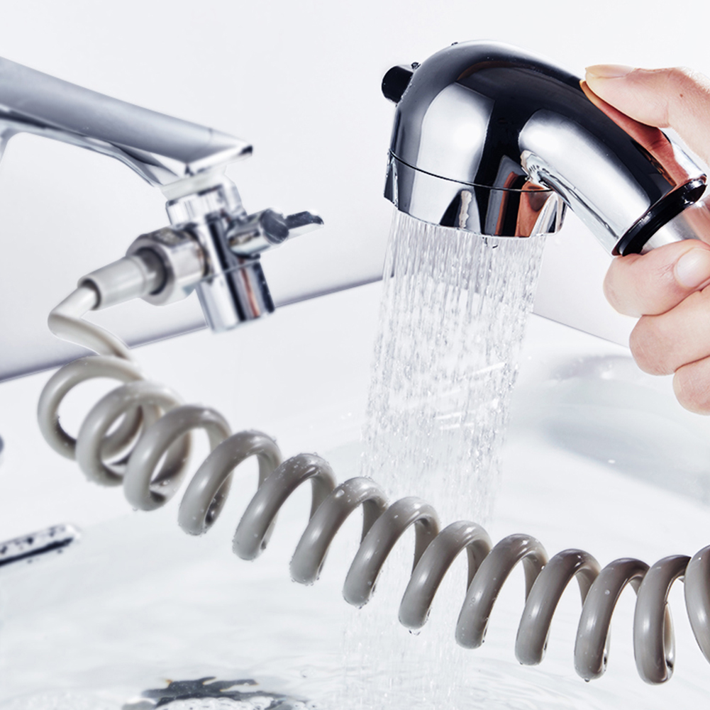 Hjem slange sprøjte hår vask badeværelse armatur brusersystem universal udvidelse tilbehør vandhane splitter vandhane vask