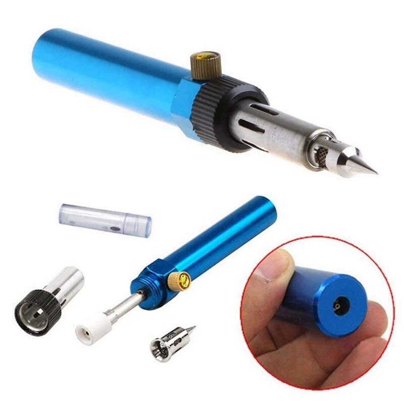 Gas Blow Torch Soldering Solder Iron Pen Butane Cordless Welding Pen