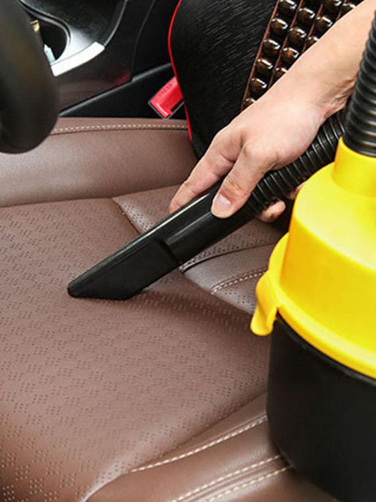 Universal Vacuum Cleaner With Powerful Suction: Wet Dry Canister Vacuum Cleaner 12V 60W High Power Portable Car Vacuum Cleaner