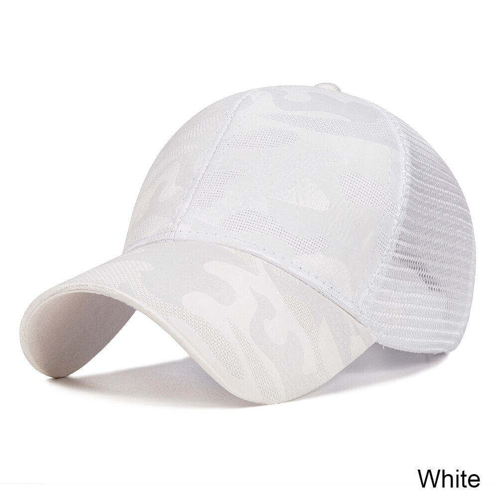SuperB&G Women's Ponytail Baseball Cap Summer Mesh Baseball Cap Ladies Snapback Hat Female Brand Baseball Hat bone: A