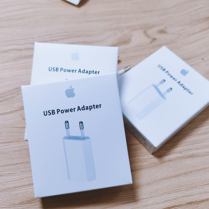 10 unids/lote 28gOriginal 5V A1399 A1400 A1385 de la UE nos enchufe cargador de pared USB adaptador de alimentación de CA iphone 5 68 7