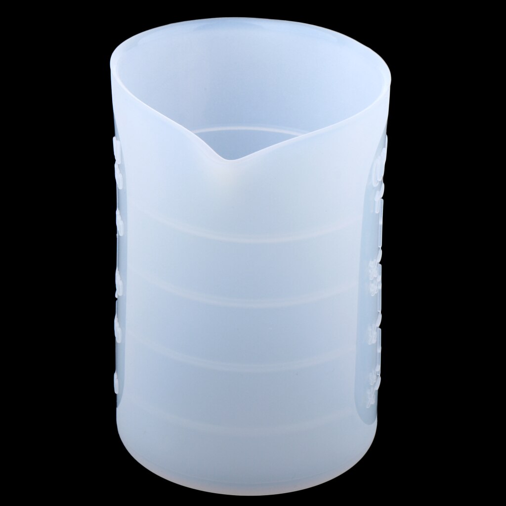 Molde copa de silicona de medición de resina epoxi transparente