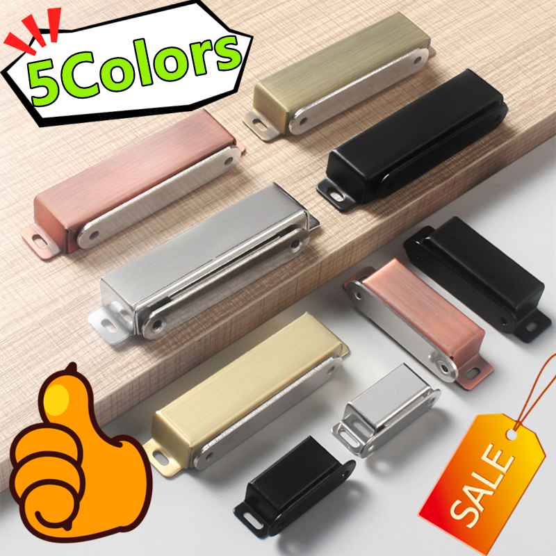 Magnetic Door Catch Strong Heavy Duty Cabinet Catches Cupboard Wardrobe Magnets Door Latch Catch Furniture Stopper Hardware