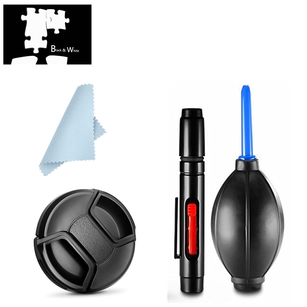 UV CPL FLD Ster ND2 ND4 ND8 Geleidelijke Kleur Filter Lens Hood Cap Cleaning Pen voor Panasonic Lumix DC FZ80 FZ82 FZ83 FZ85 Camera: Lens cap kit