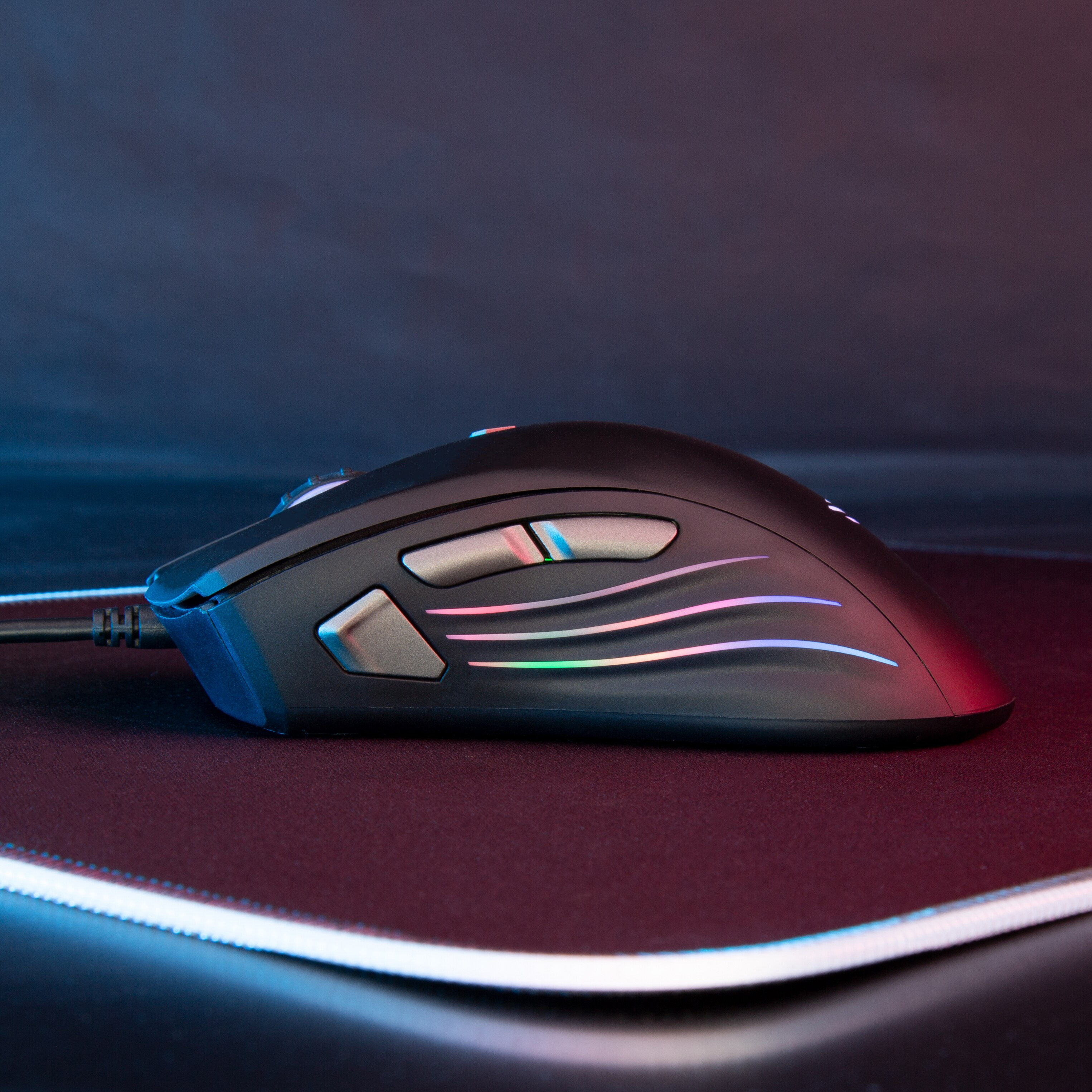 ZUOYA RGB Gaming Mouse 7200DPI 7 Programmable Buttons RGB Backlight Optics Wired Mice with Fire Key For FPS Gamer