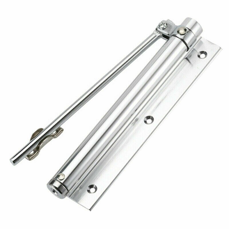 Porte automatique fermeture automatique charnière porte ferme ressort simple réglable monté en Surface fermeture automatique porte coupe-feu: Silver