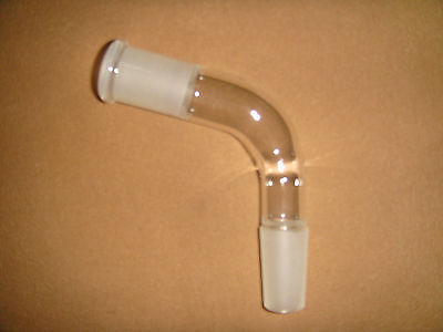 Glass Bend Connecting Tube,Ground Joint 24/40,105 Degree,GG17 Labware