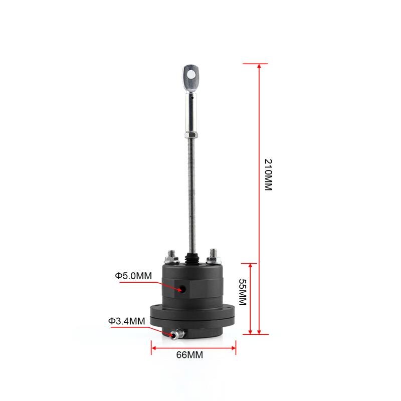 Aozbz universell aluminiumslegering turboaktuator turbin intern wastegate ventil turbolader justerbar magnetventil tilbehør