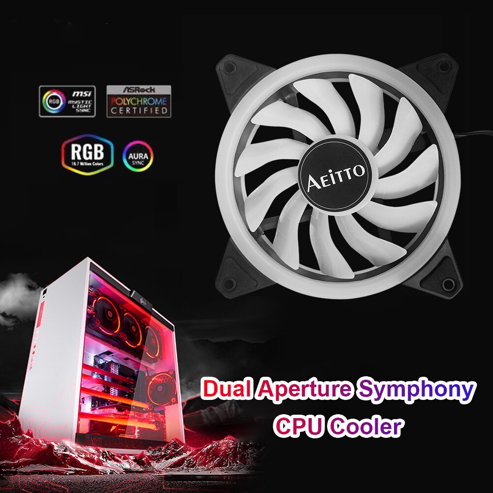 GIGABYTE Hyper 212 3DHP ARGB CPU-koeler Zwart