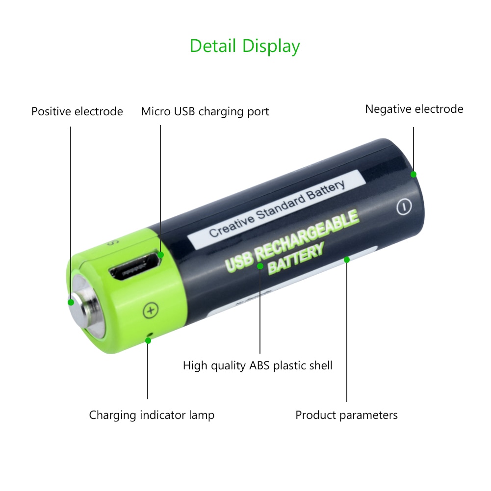 2 stück 1,5 V AA 1700mAh Li-polymer Li-po USB Aufladbare AA 2A Lithium Li-Ion Akku + USB Kabel + US/EU/UK Wand Auto Ladegerät