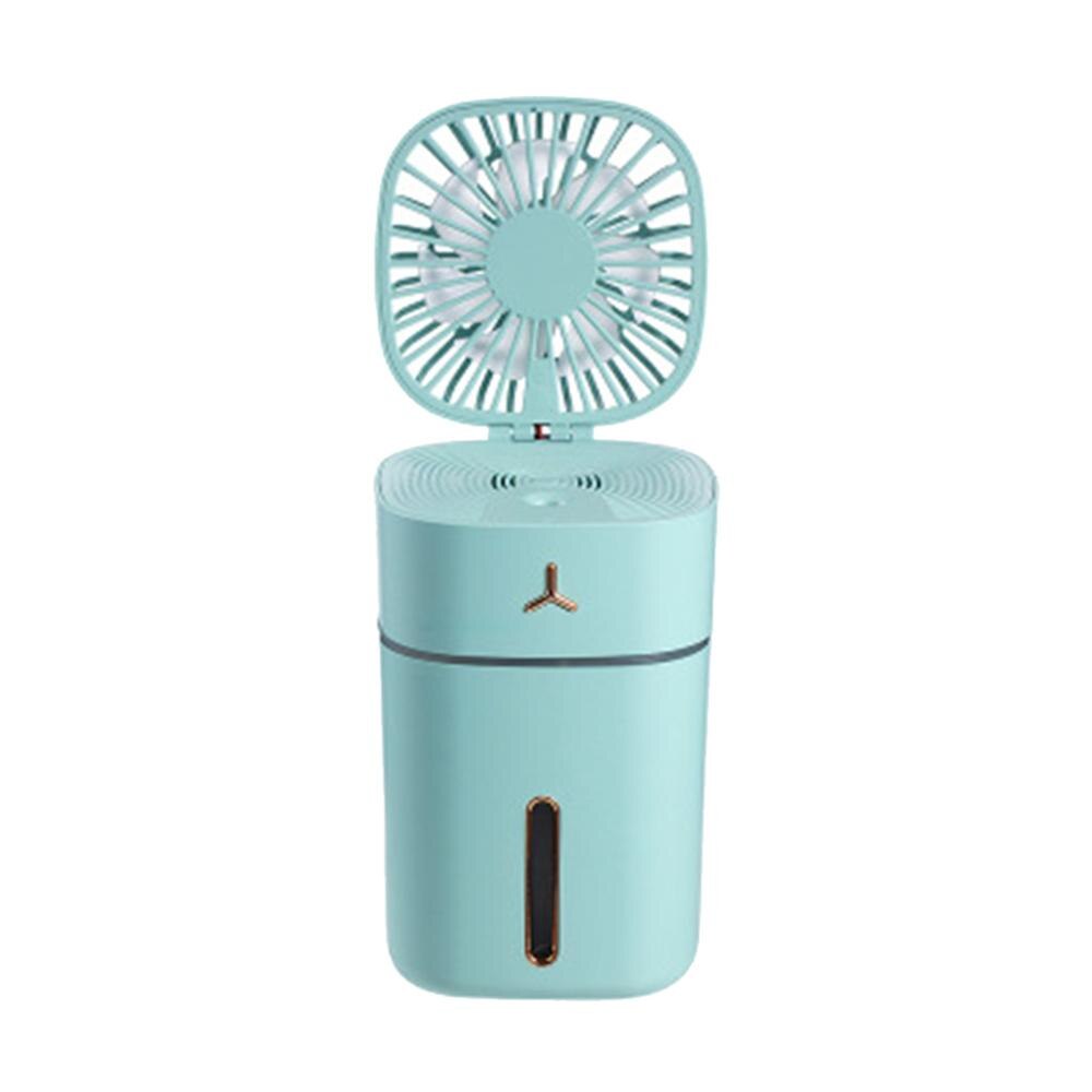 sprühen Fan USB Mini Handheld Lüfter Sommer Neue freundlicher Geschwindigkeit Einstellbar 3 Geschwindigkeit Tragbare Wiederaufladbare: Grün
