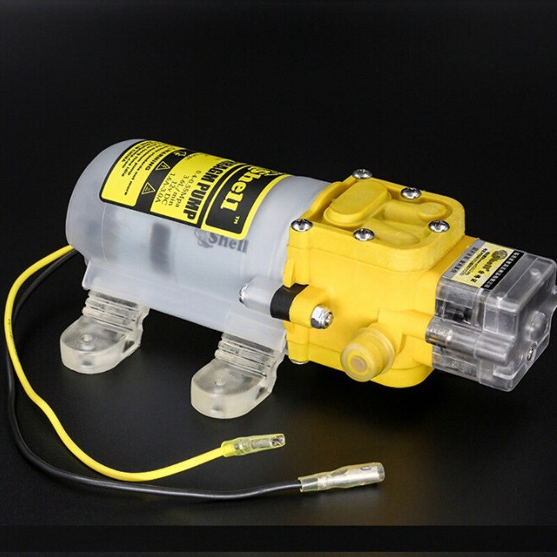 12v 60w likströmspump 4l/ m lyft 50m membran vattenpump självsugande boosterpump med tryckautomatik yzlf -4451: Default Title