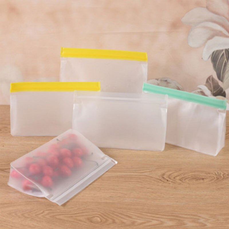 Wielokrotnego użytku worki robić zamrażarki na obiad podstawka w górę przechowywanie żywności torby Organizer robić kuchni szczelne torby robić przechowywania świeżego schowek silikonowy