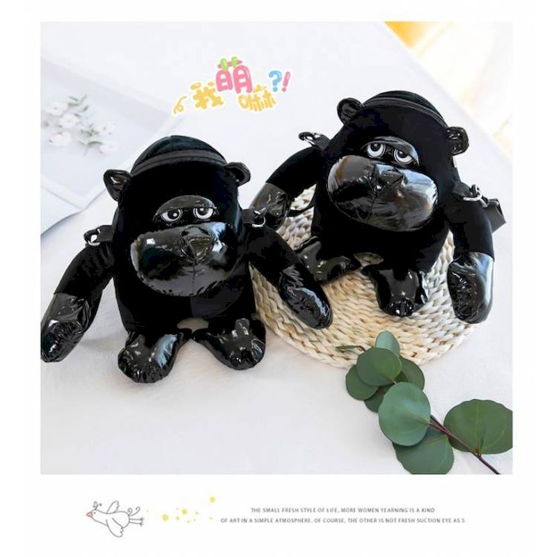 Szympans kreskówka mała torebka damska torba nowa 2020 urocza małpka torba pluszowa lalka lalka torba na ramię