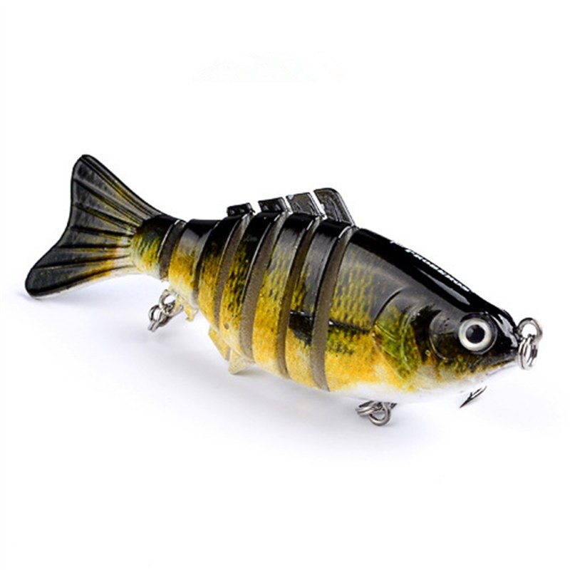 1 pçs pesca iscas corrico nadar minnow wobbler multi-seção duro bait100mm15g artificial crankbait jerkbait pesca tacklelure: 4