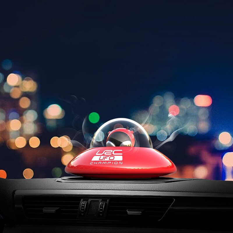 Ambientador purificador de aire para coche, platillo volador, fragancia automática, asiento de perfume, adorno de perfume, accesorios para coche, estilo