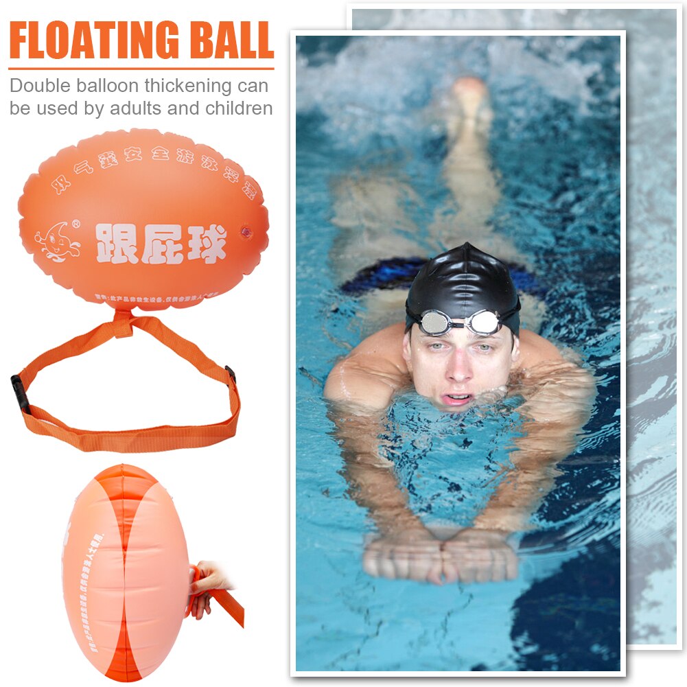 Opblaasbare Dubbele Air Bag Float Outdoor Zwemmen Boei Thicken Veiligheid Signaal Dragen Zwemmen Draagbare Onderdelen Voor Aotu