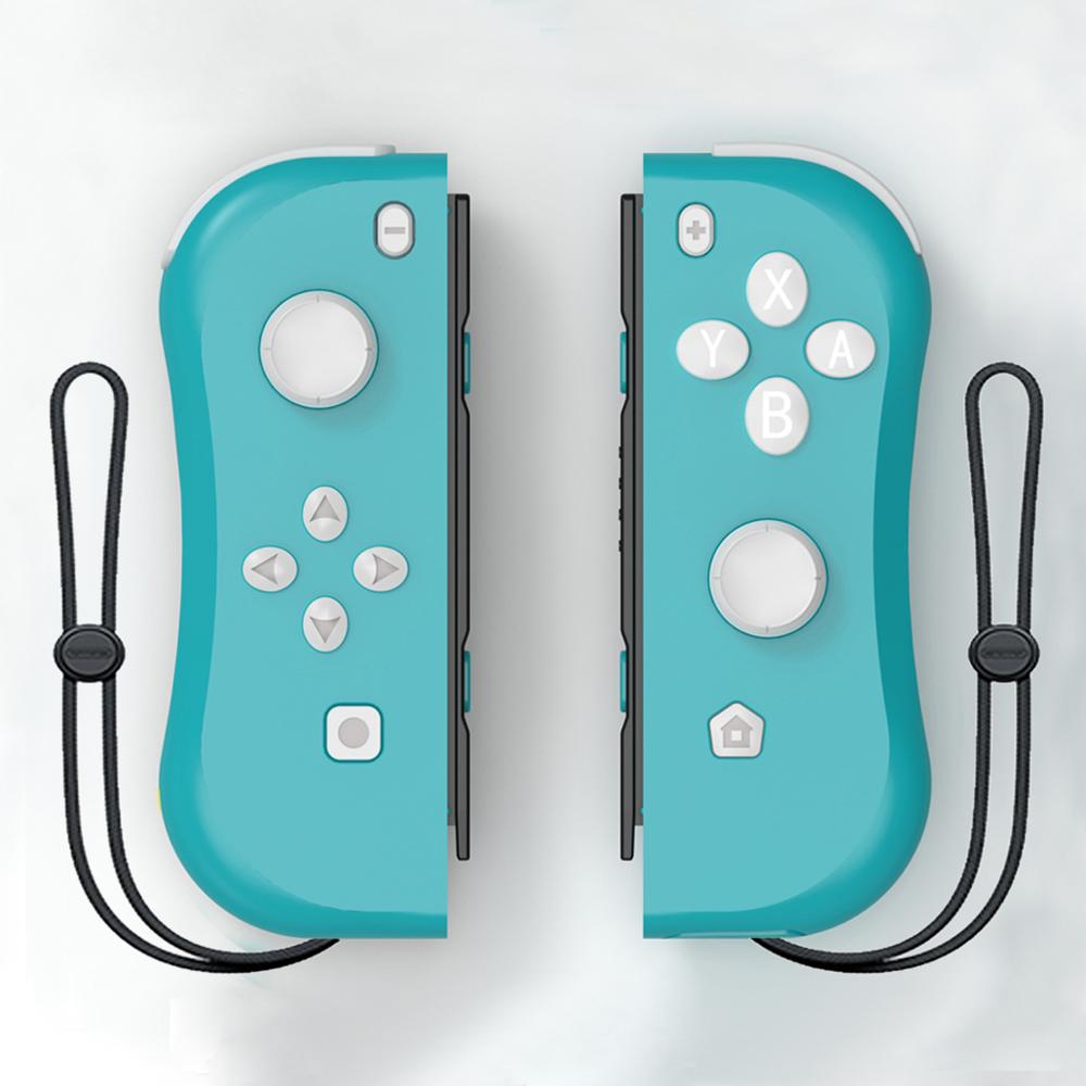 Bezprzewodowy przełącznik sterowanie Bluetooth dla przełącznika Nintendo L/R 2 sterowanie joystickami Gamepad na przełącznik konsoli Nintendo: turquoise