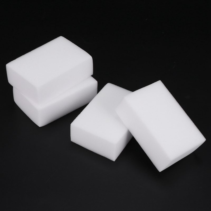 100x Schoonmaak Gum Spons Melamine Schuim 9X6X3cm Extra Dikke