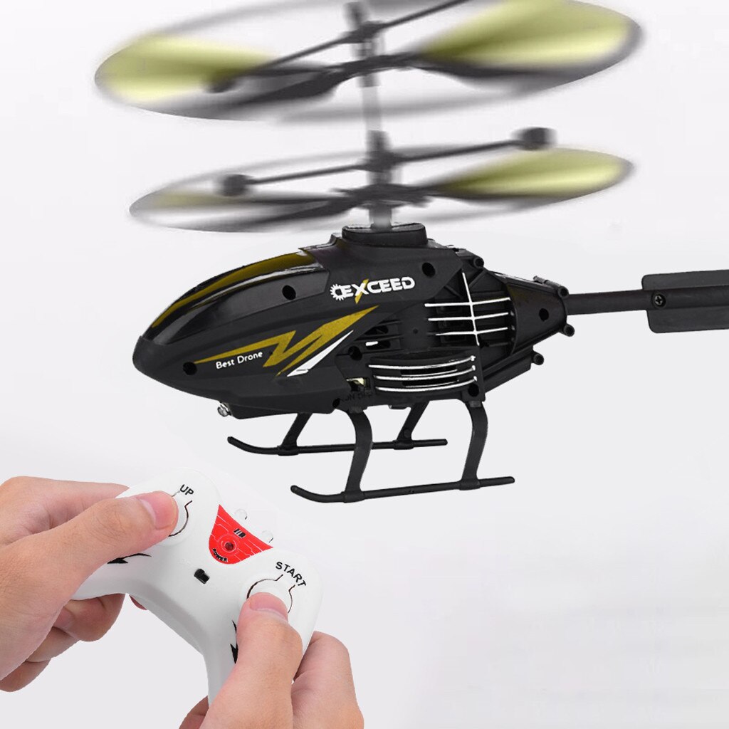 Niños Infrared inducción Dron cuadricóptero juguete RC helicóptero Mini Drone volador Control remoto Flash luz avión al aire libre juguetes
