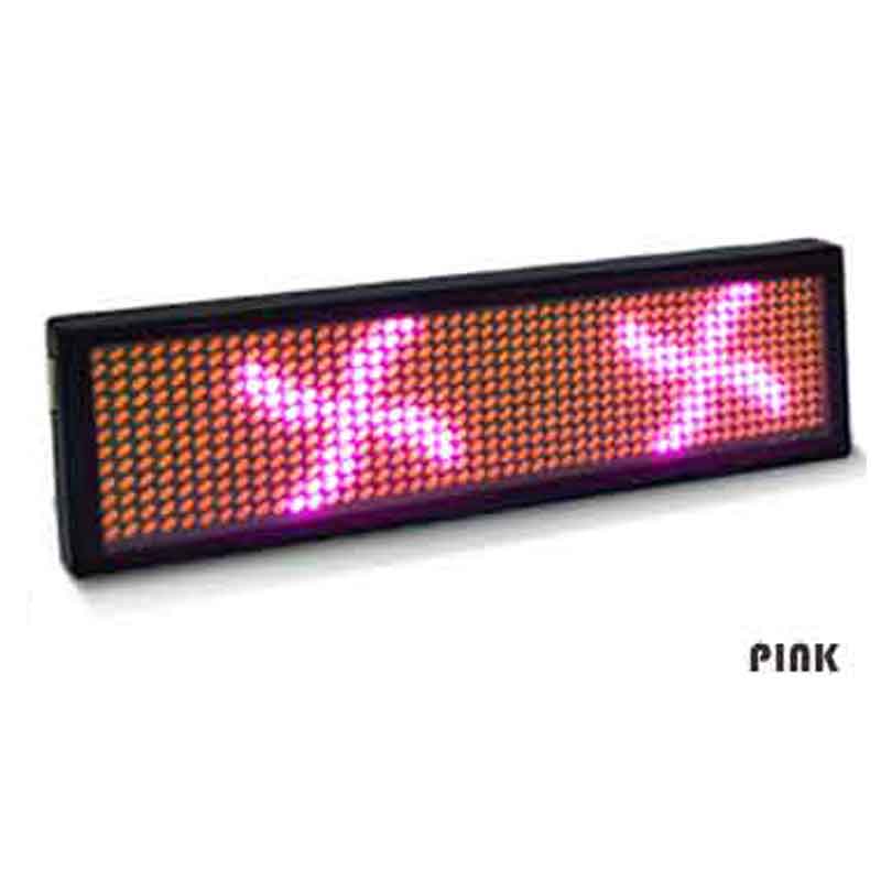 LED Name Tag Badge Module Rechargeable Bluetooth capable LED Mini Display Breastpiece DIY Programmable Scrolling Message: 85W