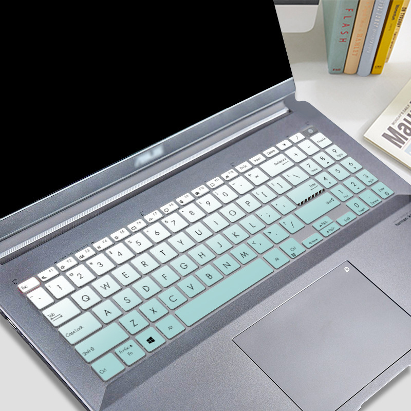For Asus Vivobook 15 F1504 X1504 X1504ZA X1504V X1504VA X1504Z 15.6 inch Silicone Laptop Keyboard Cover Skin Protector: green