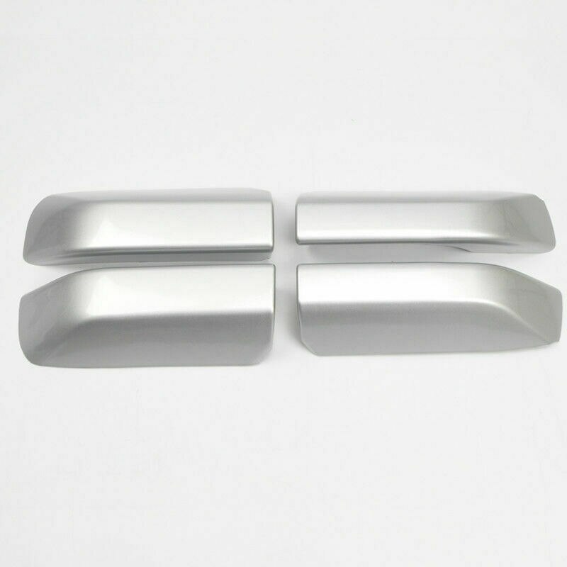 4X Zilver Imperiaal Bar Rail End Cover Shell Cap Voor Toyota 4 Runner