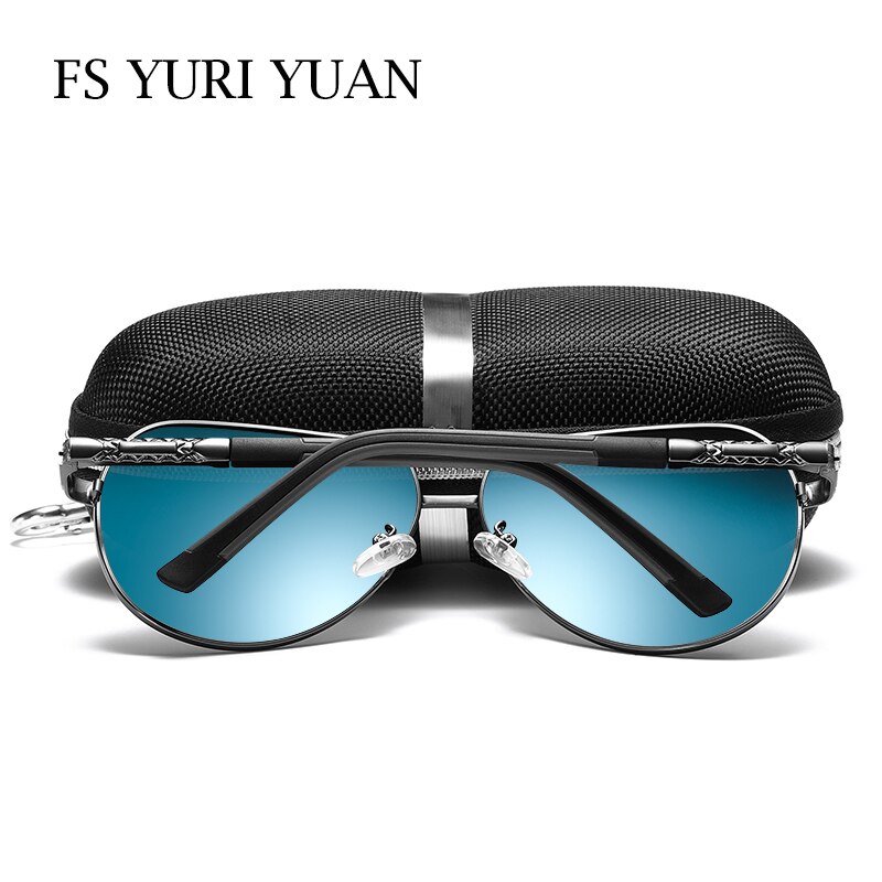 Fs yuri yuan classic pilot heren gepolariseerde viszonnebril top outdoor sport zonnebril wandelen hd drive bril 8725