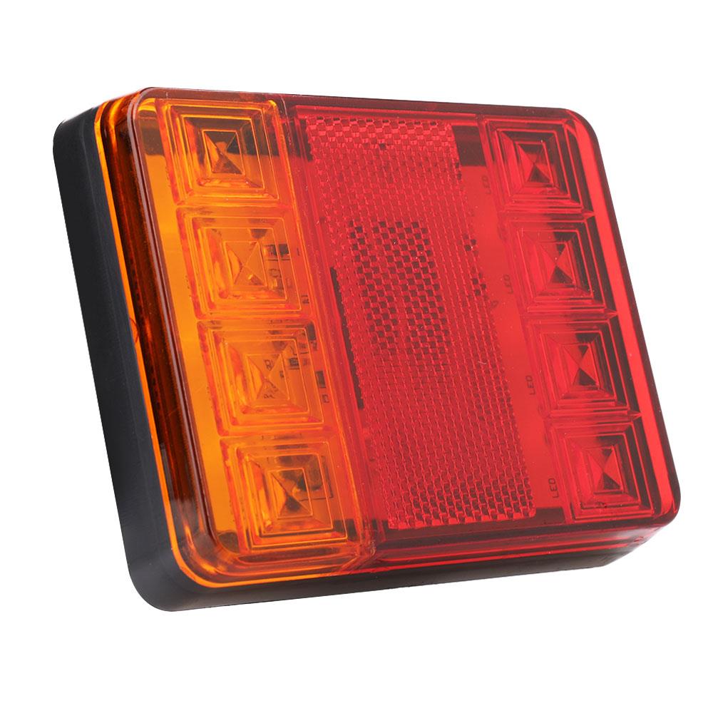 DC12-24V 8 LED Light Truck Truck Side Light Tail Light Marker Light Warning Light Truck Camper Trailer Car Lamp