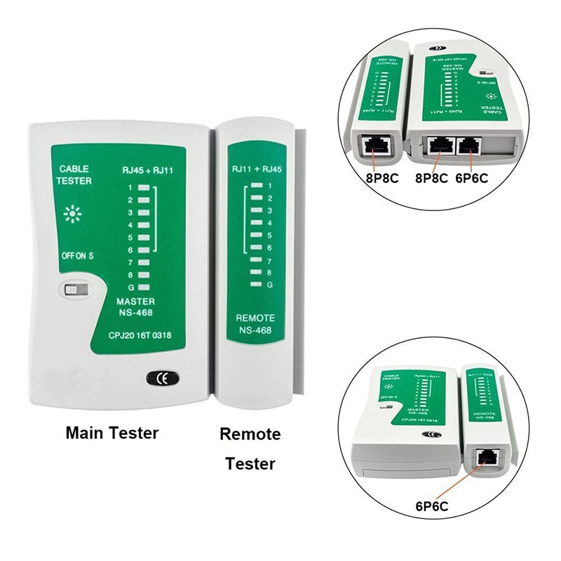 11 teile/satz RJ45 RJ11 RJ12 Katze5 Katze5e Tragbare LAN Netzwerk Reparatur Werkzeug Bausatz Utp Kabel Tester UND Zange crimpen Crimper stecker Klemme