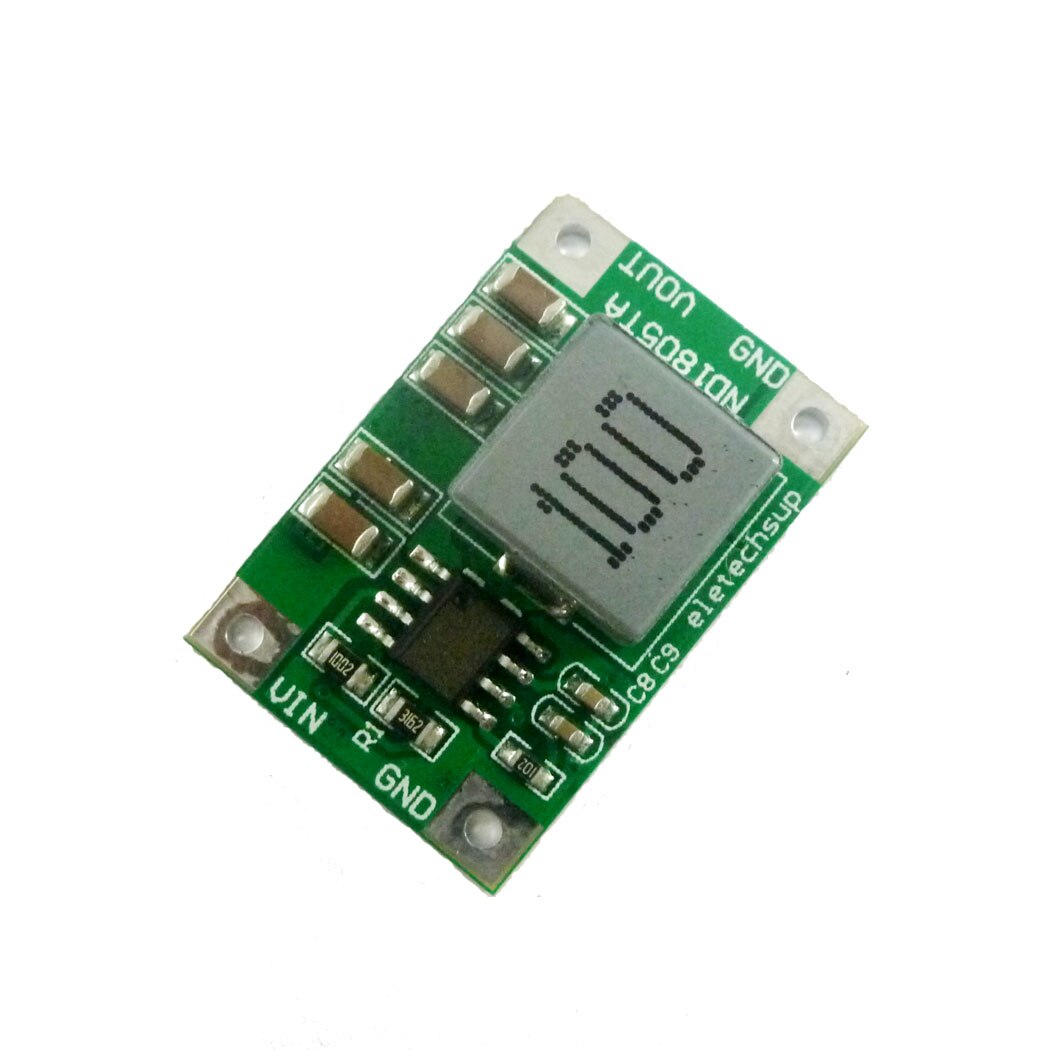 Mini-Size 5a Dc-Dc Gereglementeerde Buck Converter Module 4.5V-18V Naar 3V 3.3V 3.7V 4.2v5v 6V