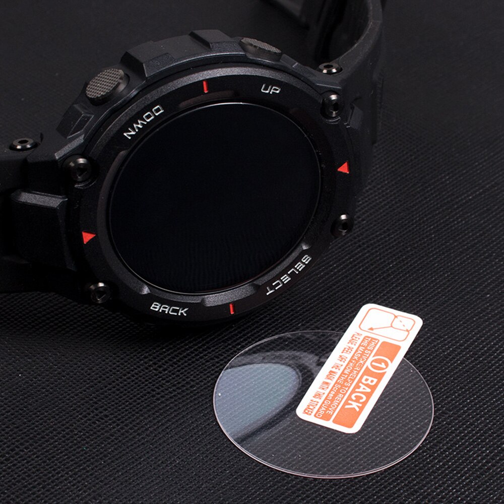 Protector de pantalla de cristal templado para reloj inteligente Huami Amazfit T Rex, accesorios para relojes inteligentes, 2 unidades