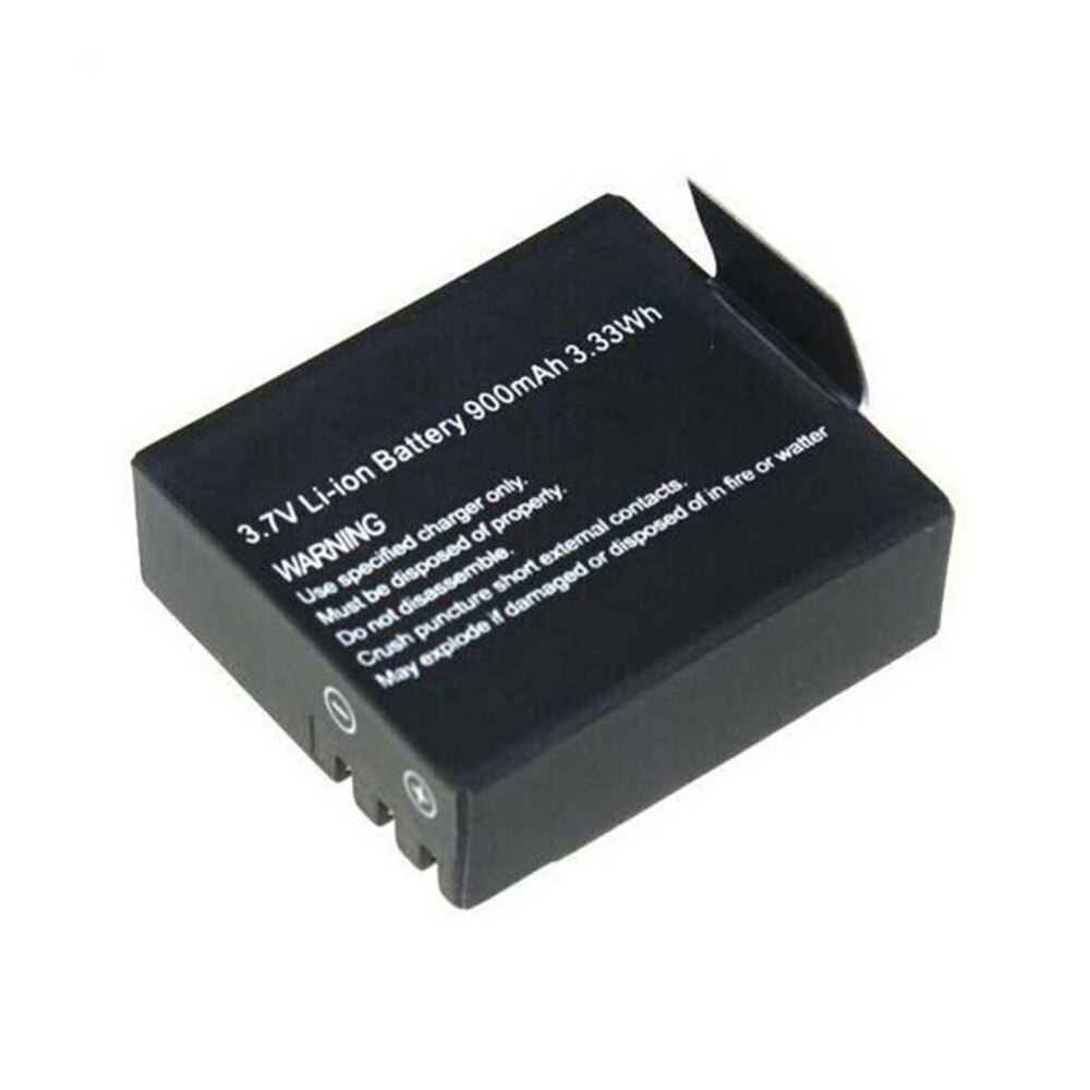 2 st 3.7v 900 mah uppladdningsbart litiumjonbatteri för  sj4000 wifi  sj5000 wifi  m10 sj5000x elite goldfox actionkamera
