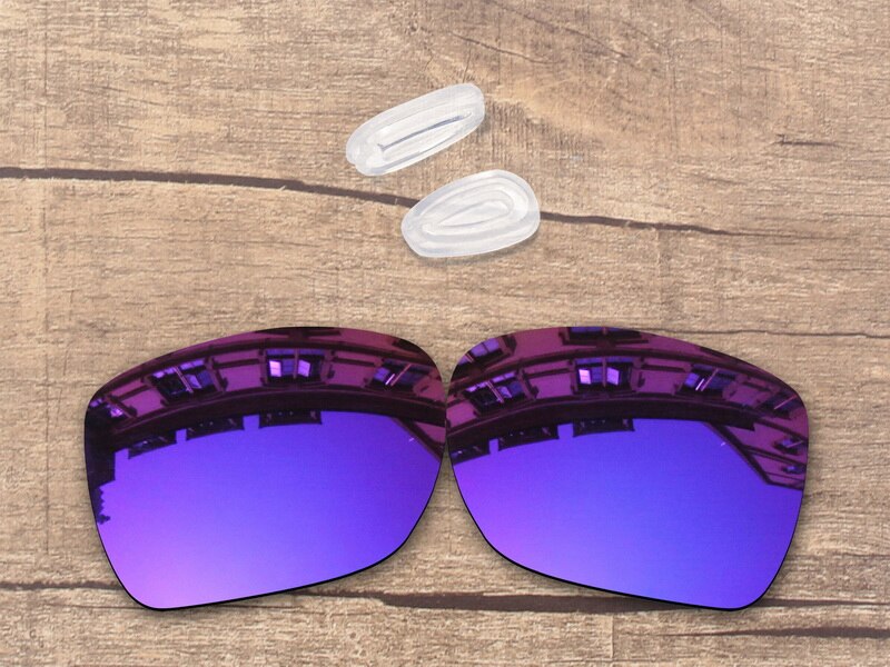 Vonxyz lentilles de rechange polarisées + choix de couleur | 20 +, choix de couleurs, tampons nasaux pour-cadre Oakley déviation OO4061: Violet Mirror