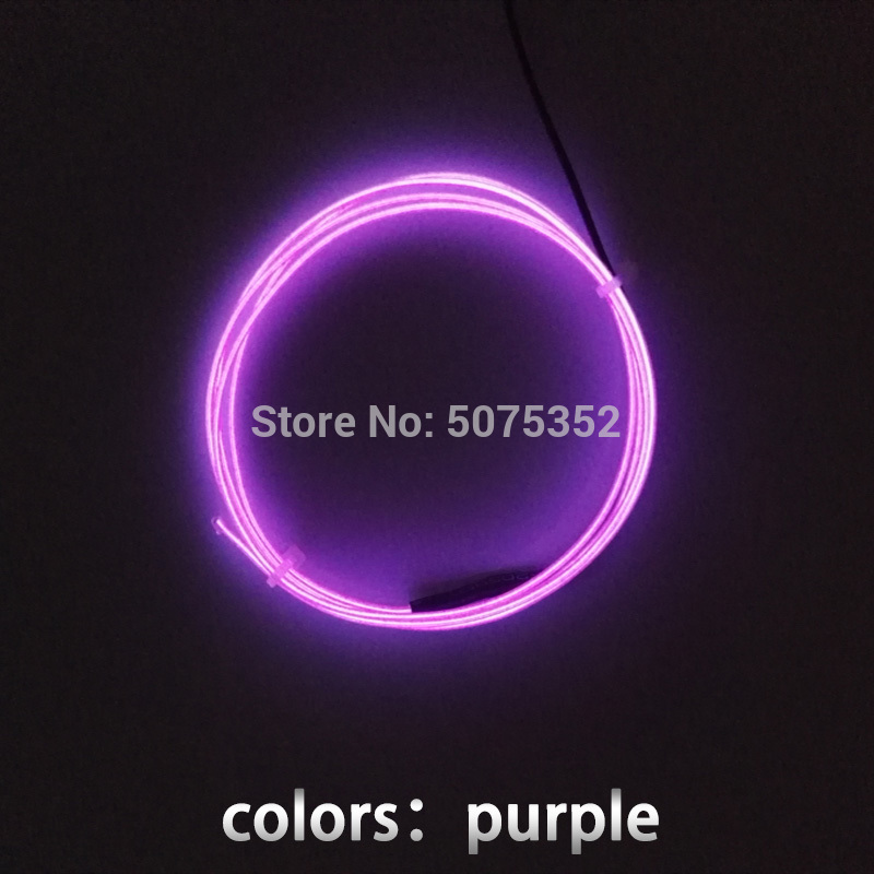 GZYUCHAO EL 1.3mm Flexibele EL Draad Touw Waterdichte EL Buis Neon Led Licht Kabel DIY Materiaal Voor House Party decoratieve