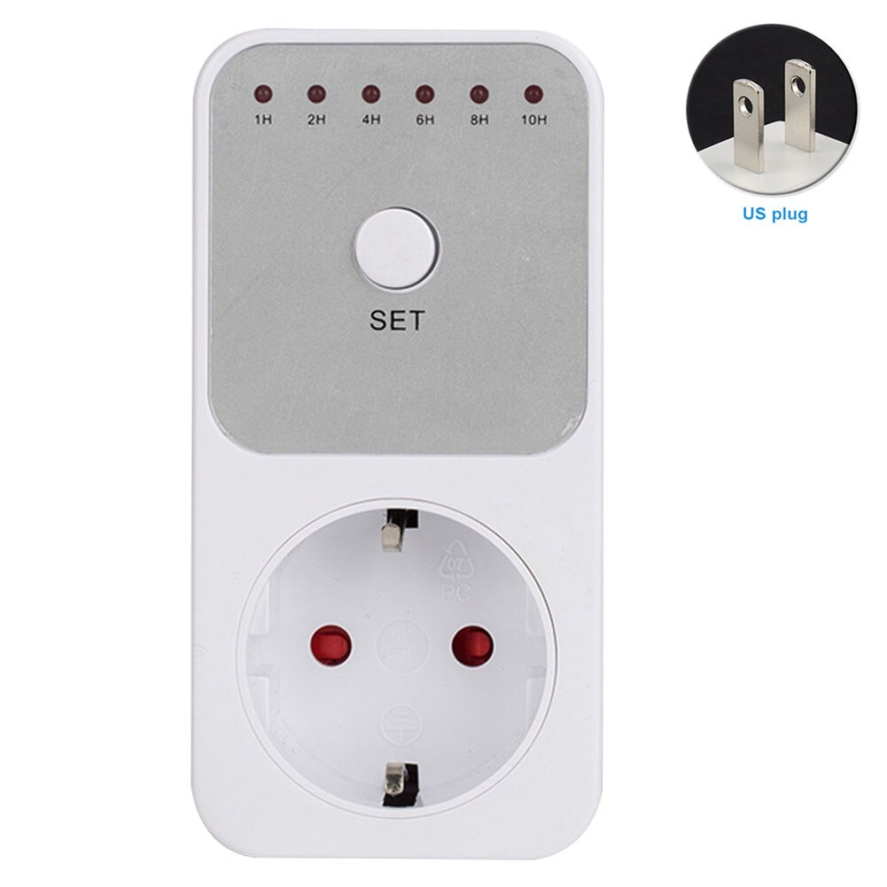 1pc US EU UK Plug Countdown Timer Switch Smart Control Plug-In Socket Auto Shut Off Outlet Automaticl Turn Off Electronic Device