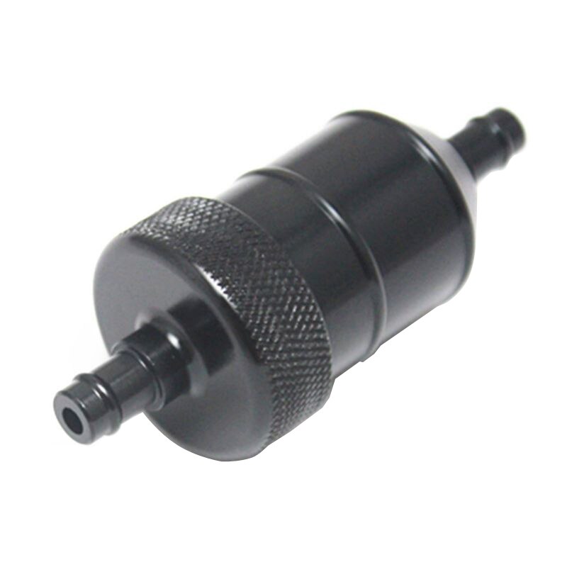 Filtro Universal de combustible y Gas para motocicleta, limpiador de gasolina, Dirt Bike, ATV, Quad, 5 colores, 8mm: black