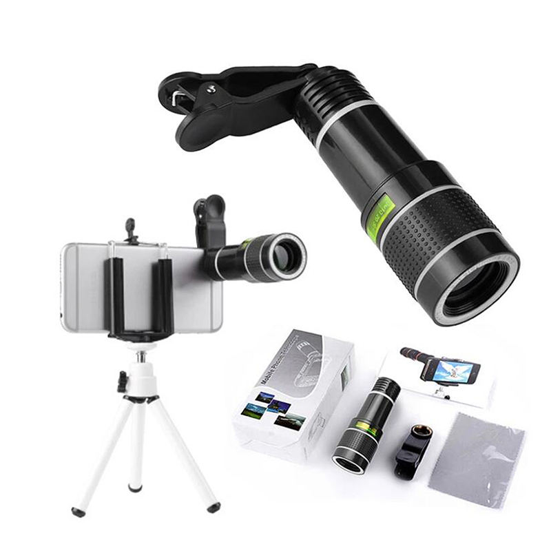 Cámara óptica Universal para teléfono inteligente, lente telescópica con Clip para teleobjetivo, Zoom 20x HD