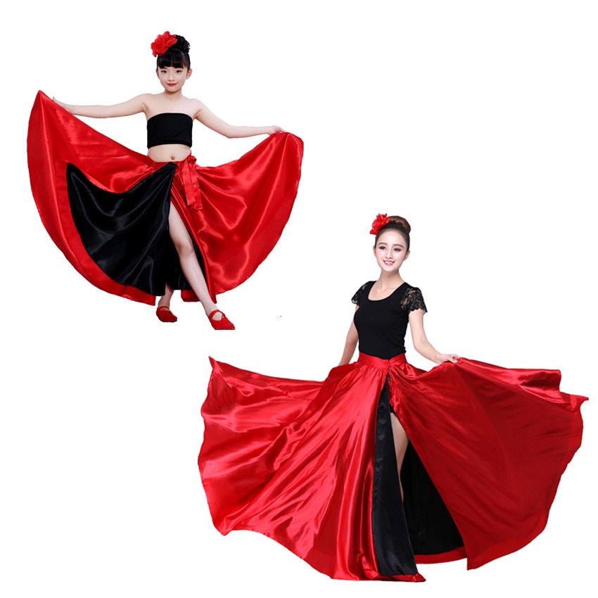 540/720 Degree Performance Spanish Flamenco Dance Dress