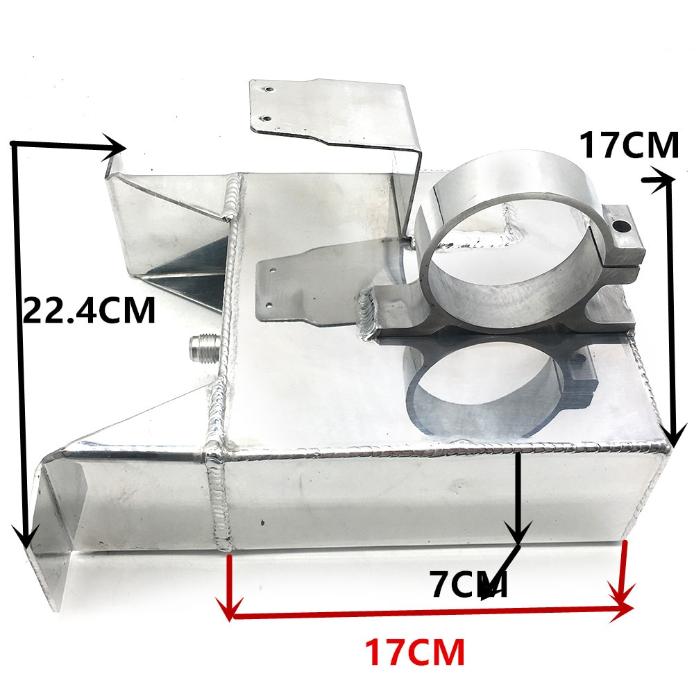 1.5L UNDERCAR FUEL SURGE TANK Fit FOR 044 FUEL PUMP AN DASH FITTINGS UNDER