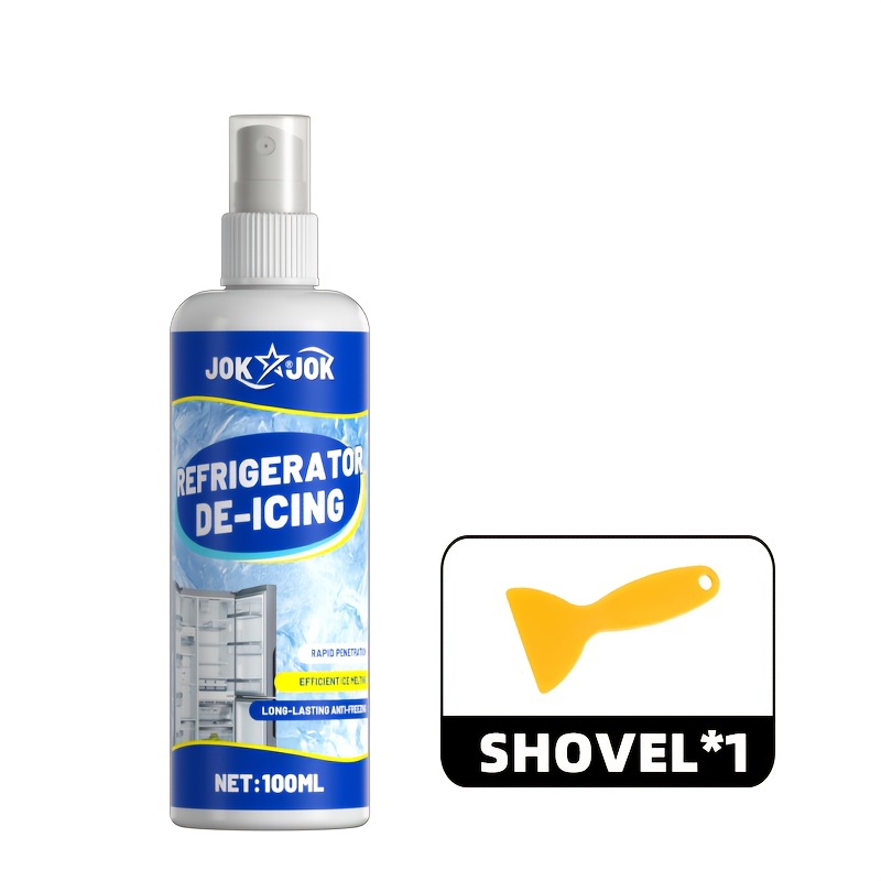 Ice Smelter & Deicer Spray, snelwerkende Ice Melt Solution voor koelkasten en diepvriezers, efficiënt ontdooimiddel, Home Essential: Default Title