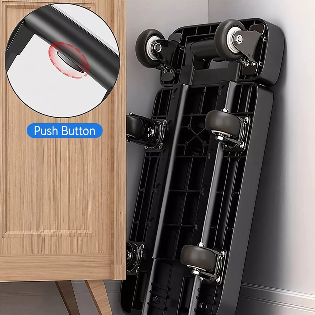 Wózki ręczne przenośne, wózki transportowe, małe składane wózki płaskie, wózki ręczne robić transportu towarów, narzędzia robić manipulacji materiałami.