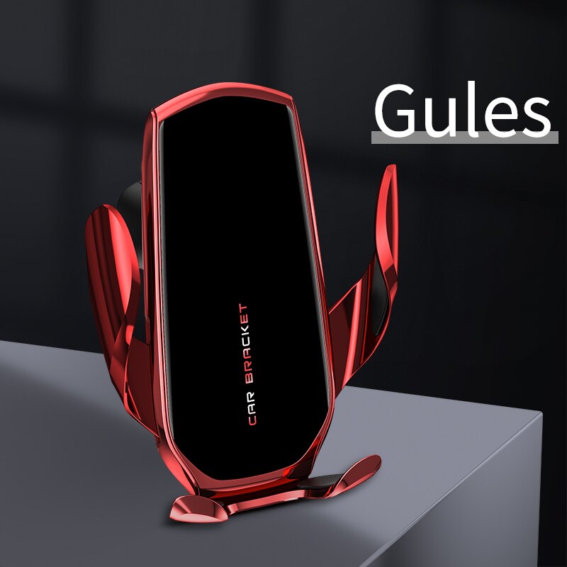Universal gravity car mount for mobile phones - car air vent clip stand with gps support for iphone 1112, samsung 13 x: Red
