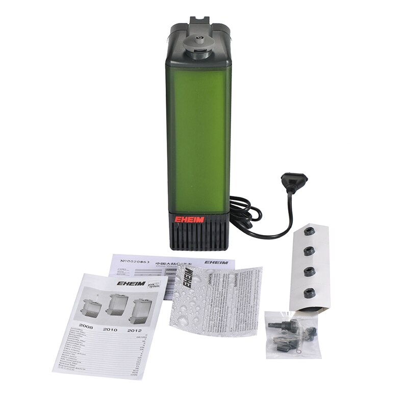 Eheim pickup 200 internt filter ferskvand opsamlings akvarium fisketank stille lydløst filter med filterpuder