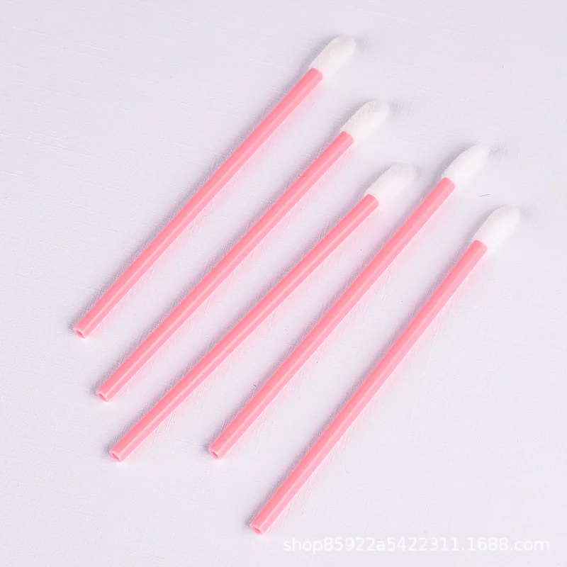 Jednorazowe pędzelki robić ust robić makijażu, szminki, błyszczyka, aplikatory, aplikatory robić cieni robić powiek, zestaw pędzli robić blendowania, narzędzia kosmetyczne 5 50 100 szt.: SZARY