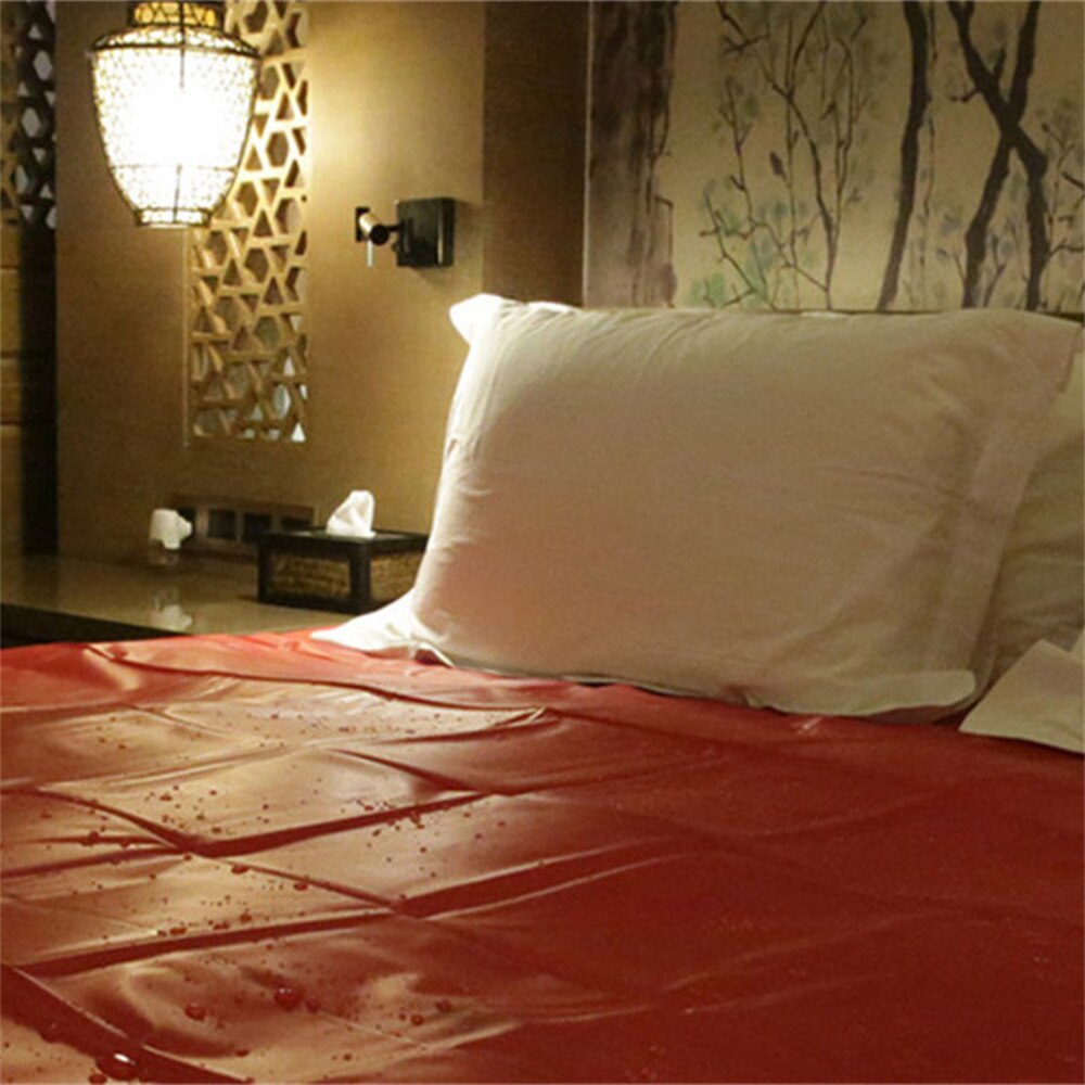 Bedding Sheet Waterproof PVC Adult Sexy Games Home Bedroom King Queen Size Bed Sheets Set