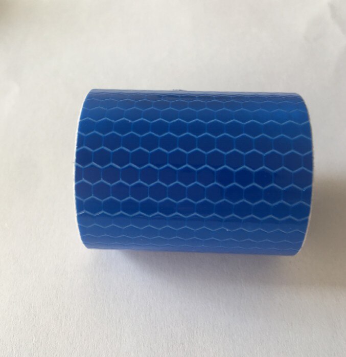 1 Roll 5*300cm Reflection Sticker Car Reflective Tape Decoration Safety Warning Reflection Tape Film Auto Motorcycle Stickers: Blue