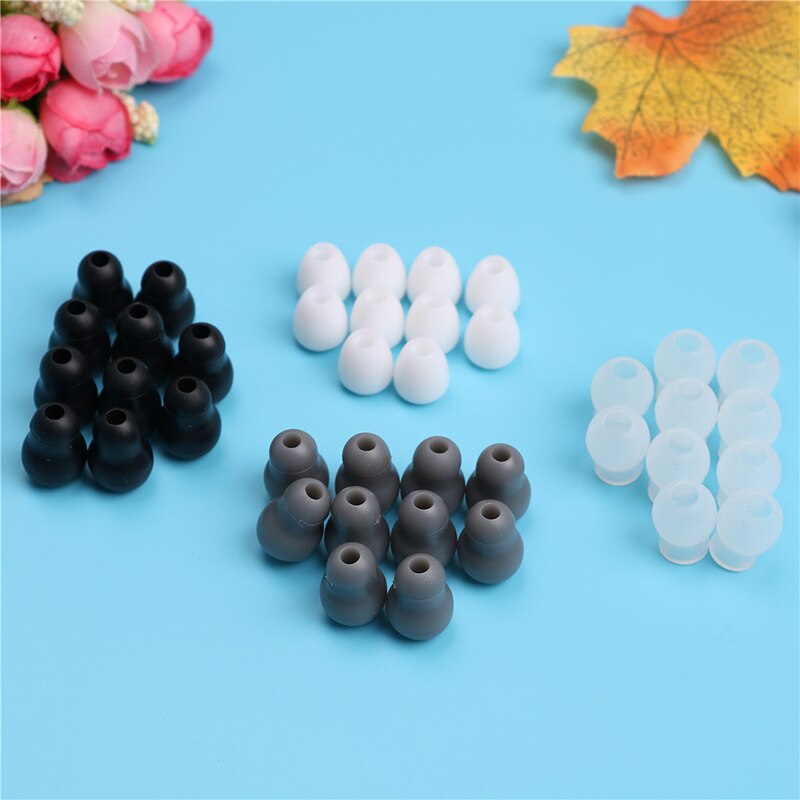 10 Stks/partij Zachte Siliconen In-Ear Oortelefoon Covers Cap Vervanging Oordopjes Bud Tips Oordopjes Oordopje Ear Pads Kussen