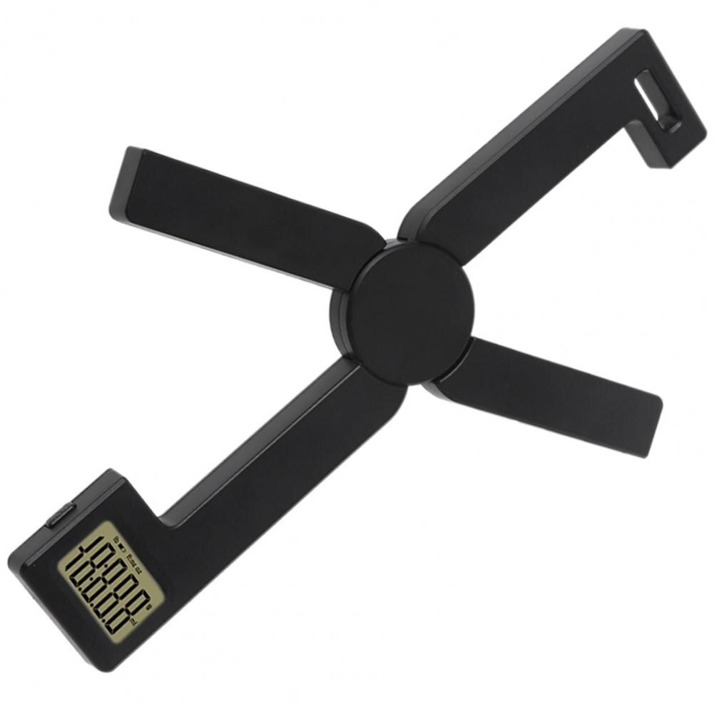 Balanza electrónica portátil plegable, báscula de cocina Hogar, minipesa pequeña de alta precisión para pesar gramos horneado de alimentos: Negro