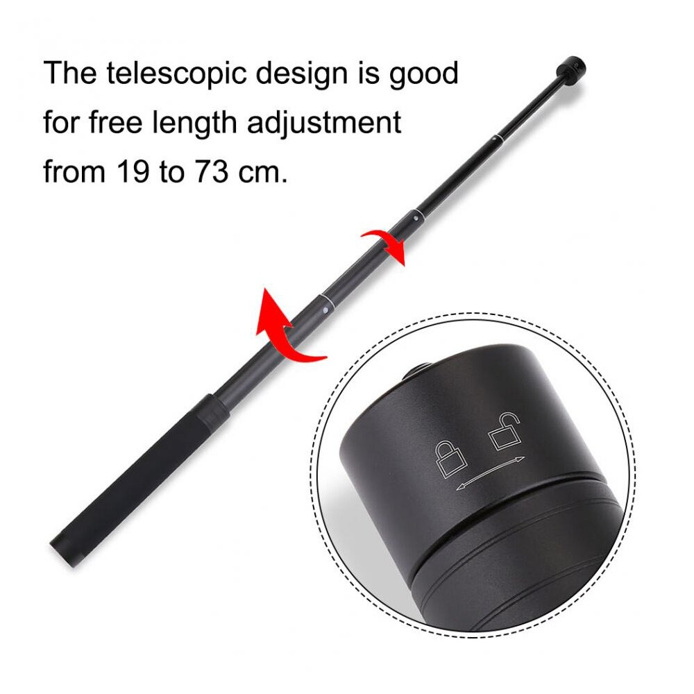 FeiyuTech Feiyu V2 700 barre d'extension de pôle de portée pour Feiyu G5/WG2/SPG ZhiYun grue lisse cardan à main à 3 Axes avec filetage 1/4"